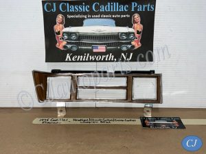 1974 1975 1976 Cadillac Deville Calais Fleetwood 1974 1975 1976 1977 1978 Eldorado DASH CLIMATE CONTROL HEADLIGHT CRUISE CONTROL SWITCH BEZEL #1602437
